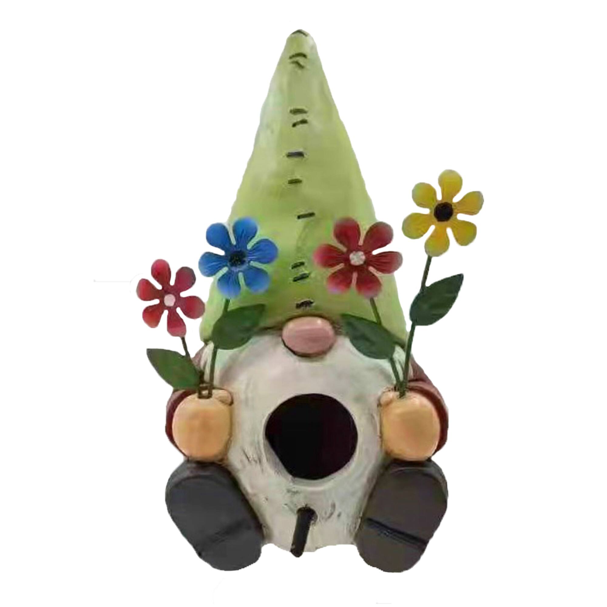 Santa's Workshop 7.5" Gnome Bird House